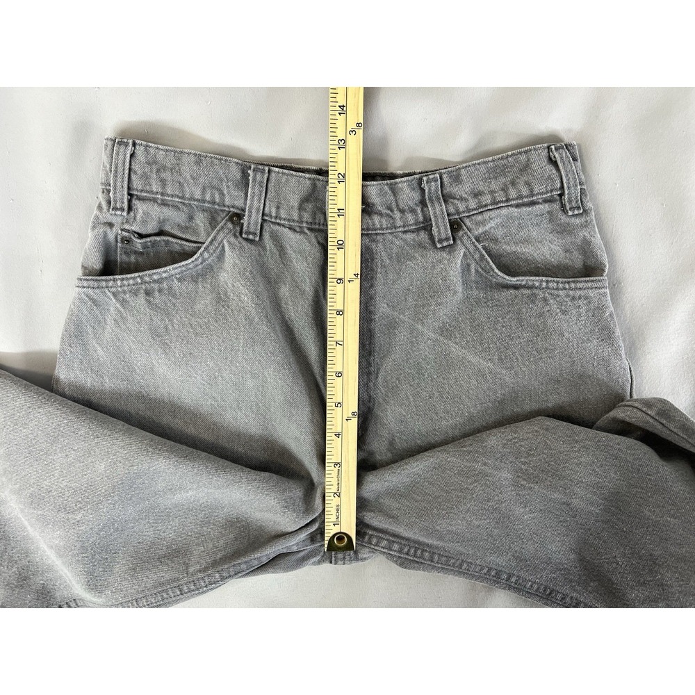 VTG 90s Levis 550 Jeans Mens 33x32 Gray Loose Comfort Fit Tapered Streetwear - Picture 15 of 16